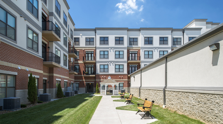 Beautifully maintained courtyard