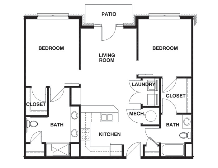 2 Bedroom ADA