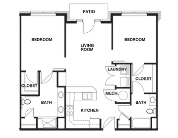 2 Bedroom ADA